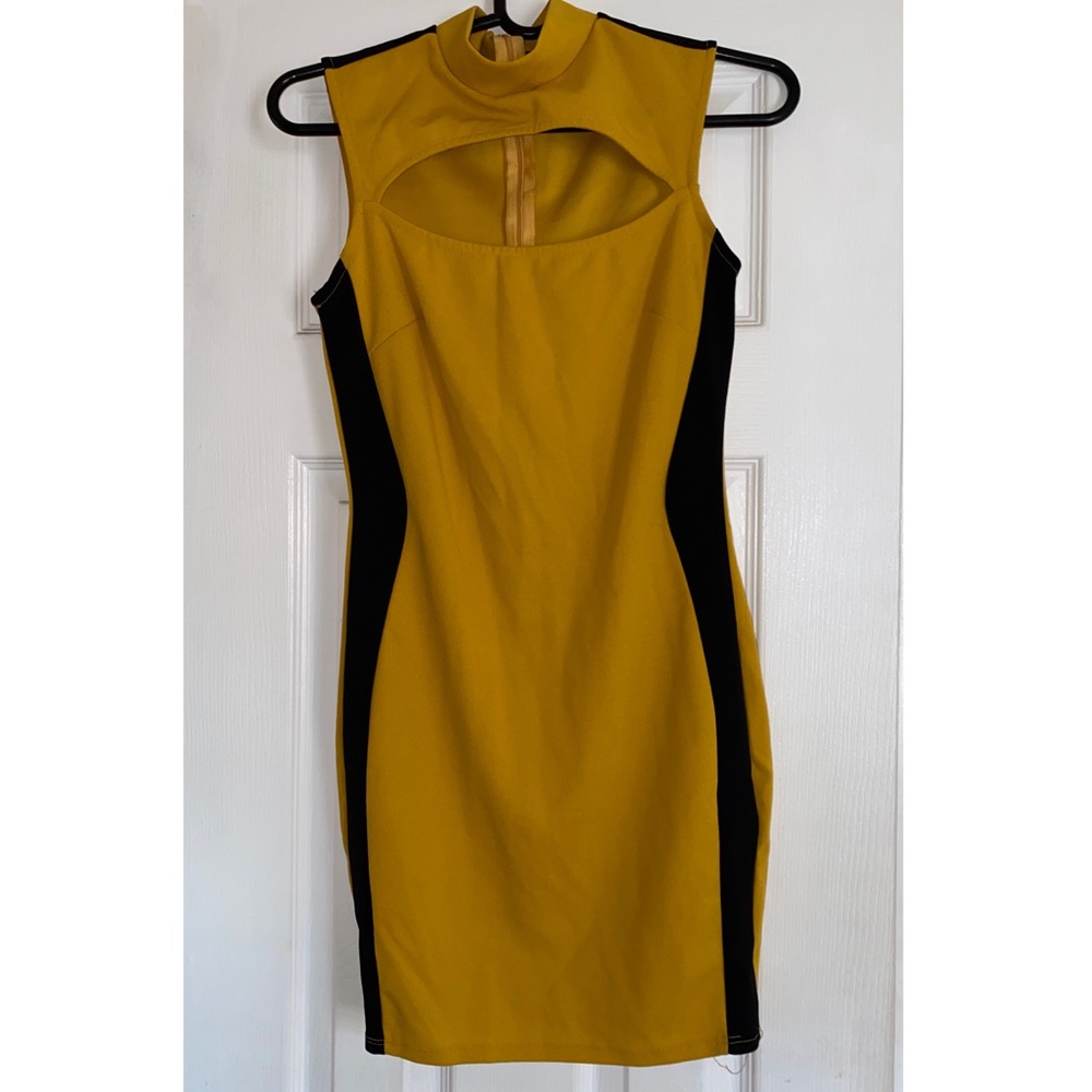Yellow Mini Dress